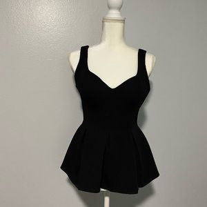 Candie’s dress up/down sexy top, black, very flattering. Size medium.